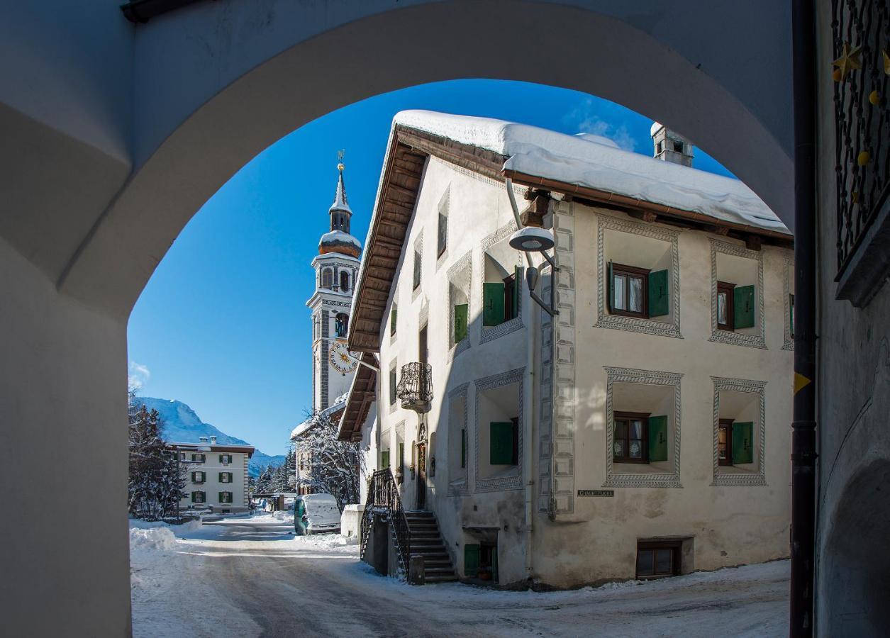 Chesa Michel Apartment Bever Bagian luar foto